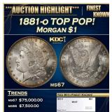 1881-o Morgan Dollar TOP POP! $1 ms67 SEGS