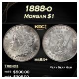 1888-o Morgan Dollar $1 Grades ms64+