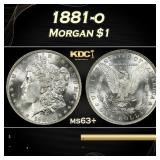 1881-o Morgan Dollar $1 Grades ms63+