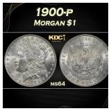 1900-p Morgan Dollar $1 Grades ms64