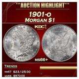 1901-o Morgan Dollar $1 ms66+ SEGS