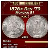 1878-p Rev '79 Morgan Dollar $1 ms66 SEGS