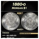 1880-o Morgan Dollar $1 ms63+ SEGS
