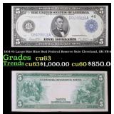 1914 $5 Large Size Blue Seal Federal Reserve Note