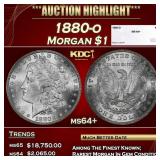 1880-o Morgan Dollar $1 ms64+ SEGS
