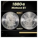 1880-s Morgan Dollar $1 Grades ms63+