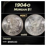 1904-o Morgan Dollar $1 Grades ms66
