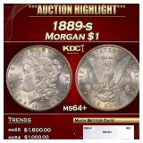 1889-s Morgan Dollar $1 ms64+ SEGS