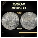 1900-p Morgan Dollar $1 Grades ms64