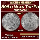1898-o Morgan Dollar Near Top Pop! $1 ms67 SEGS