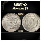 1881-o Morgan Dollar $1 Grades ms62+
