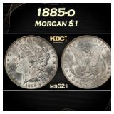 1885-o Morgan Dollar $1 Grades ms62+