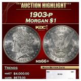 1903-p Morgan Dollar $1 ms66+ SEGS
