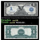 1899 $1 large size Silver Certificate 'Black Eagle