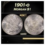 1901-o Morgan Dollar $1 Grades ms63