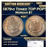 1879-o Morgan Dollar Toned TOP POP! $1 ms66+ SEGS