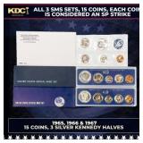 Group of 3 United States Special Mint Set in Origi