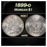 1899-o Morgan Dollar $1 Grades ms62