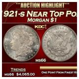 1921-s Morgan Dollar Near Top Pop! $1 ms66 SEGS