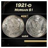 1921-d Morgan Dollar $1 Grades ms64