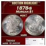 1878-s Morgan Dollar $1 ms66 SEGS