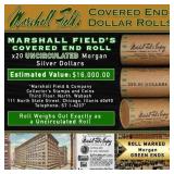 Rare Green Level MARSHALL FIELDS Unc Morgan $1 Rol