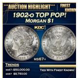 1902-o Morgan Dollar TOP POP! $1 ms67+ SEGS