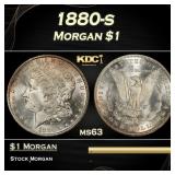 1880-s Morgan Dollar $1 Grades ms63