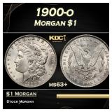 1900-o Morgan Dollar $1 Grades ms63+
