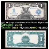 1899 $1 large size Silver Certificate "Black Eagle
