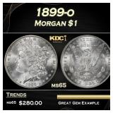 1899-o Morgan Dollar $1 Grades ms65