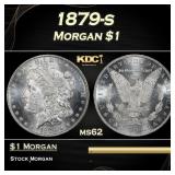 1879-s Morgan Dollar $1 Grades ms62