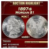 1897-s Morgan Dollar $1 ms66+ SEGS