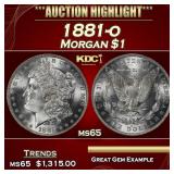 1881-o Morgan Dollar $1 ms65 SEGS