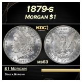 1879-s Morgan Dollar $1 Grades ms63