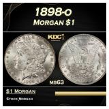 1898-o Morgan Dollar $1 Grades ms63