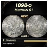 1898-o Morgan Dollar $1 Grades ms62+