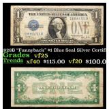 1928B $1 Blue Seal Silver Certificate 'Funnyback'