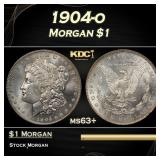 1904-o Morgan Dollar $1 Grades ms63+