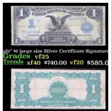 1899 $1 large size Silver Certificate 'Black Eagle
