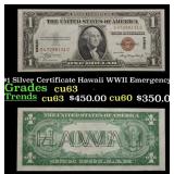 1935A $1 Silver Certificate Hawaii WWII Emergency