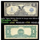 1899 $1 large size Silver Certificate 'Black Eagle