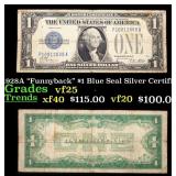 1928A $1 Blue Seal Silver Certificate 'Funnyback'