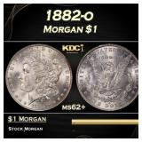 1882-o Morgan Dollar $1 Grades ms62+