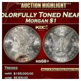 1881-s Morgan Dollar Colorfully Toned Near Top Pop