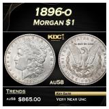 1896-o Morgan Dollar $1 Grades au58