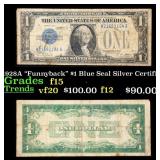 1928A $1 Blue Seal Silver Certificate 'Funnyback'