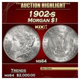 1902-s Morgan Dollar $1 ms64 SEGS