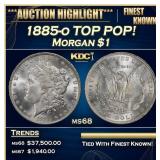 1885-o Morgan Dollar TOP POP! $1 ms68 SEGS