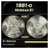1881-o Morgan Dollar $1 Grades ms62+